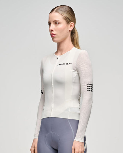 MAAP 車衣 Emerge Jersey Vapour 長袖 女款 奶油白