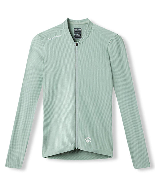 PedalMafia 薄長袖車衣Pro Delta LS Jersey Dark Sage Green 女款 綠