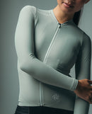 PedalMafia 薄長袖車衣Pro Delta LS Jersey Dark Sage Green 女款 綠