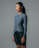 PedalMafia 薄長袖車衣Pro Delta LS Jersey Dark Blue Steel 女款 藍