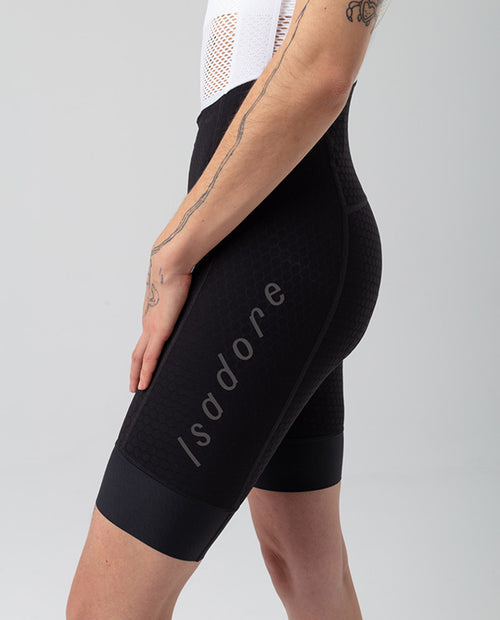 Isadore 車褲 Echelon Aero Bib Shorts Black White 女款 黑