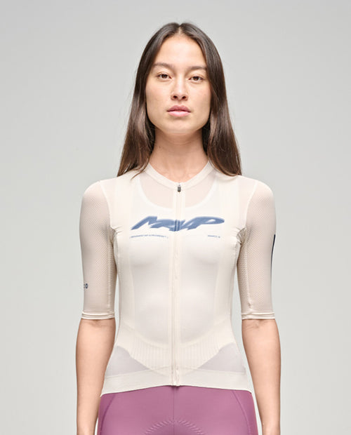 MAAP 車衣 Evade Blaze Pro Air Jersey 3.0 Vanilla 短袖 女款 奶白