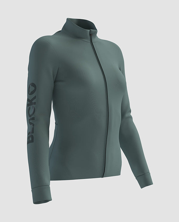 Black Sheep 黑羊 車衣 ThermoDream LS Jersey SPI 女款 長袖 松綠