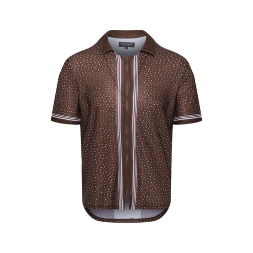 Café du Cycliste 車衣襯衫 Claudine Unisex Superlight Jersey Cocoa 男女共版 深可可