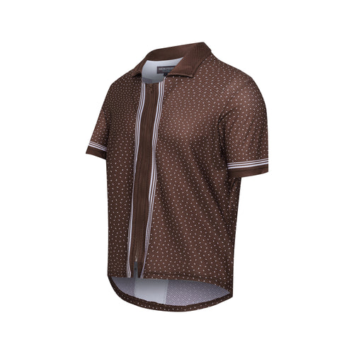 Café du Cycliste 車衣襯衫 Claudine Unisex Superlight Jersey Cocoa 男女共版 深可可
