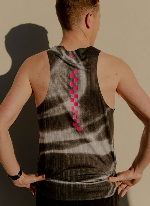 Black Sheep 運動衣 FlyMesh Singlet - Chrome Tide 跑衣背心 男款 黑白