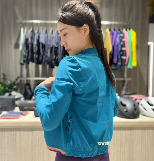EDW 防潑水風衣EdW Edition Jacket Adriatic Blue 女款 深海藍