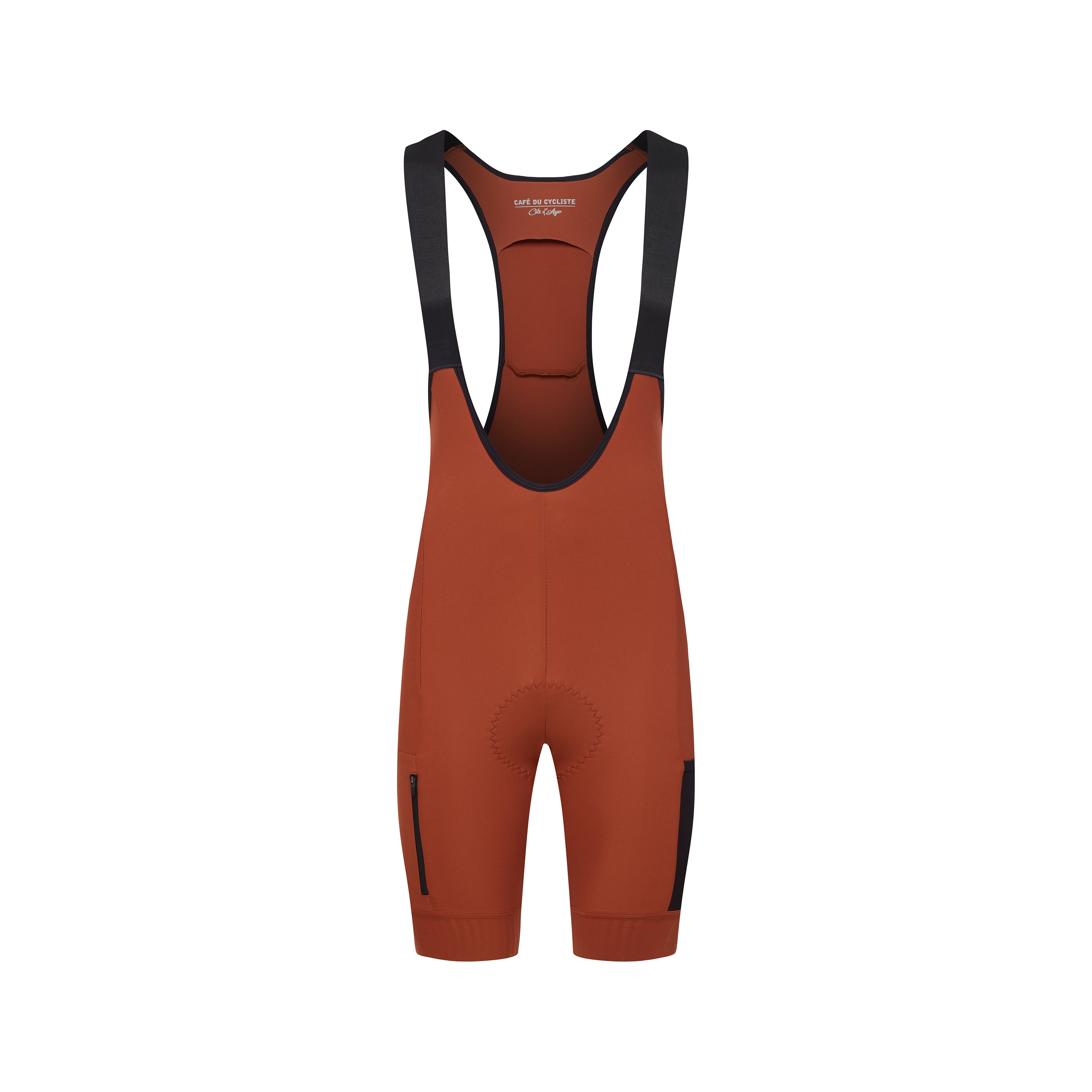 Café du Cycliste 口袋車褲 Eva Cargo Bib Shorts Sequoia 男款 磚紅