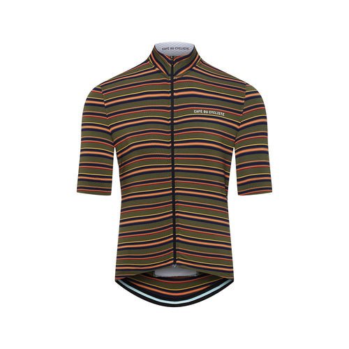 Café du Cycliste 車衣 Francine Midweight Jersey Khaki 短袖 男 卡其
