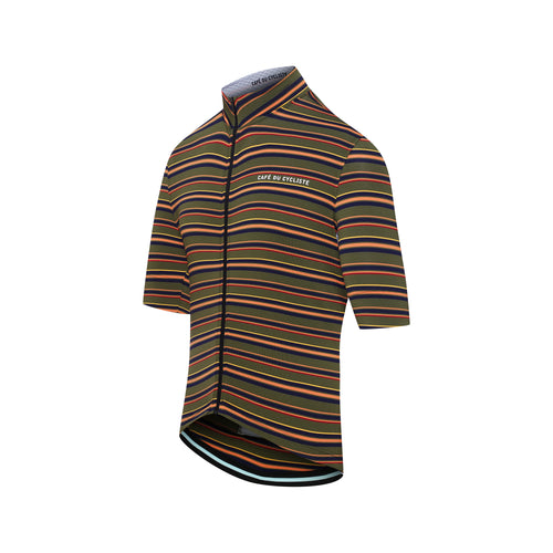 Café du Cycliste 車衣 Francine Midweight Jersey Khaki 短袖 女 卡其