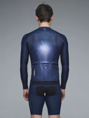 Q36.5 薄長袖車衣Gregarius Hybrid Light QLAB LS Jersey Nautica Blue 男款 藍