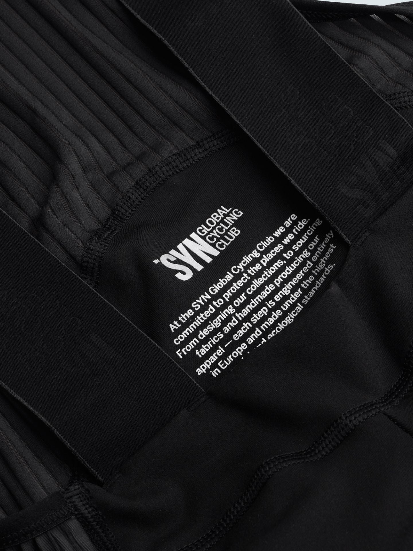 SYN 車褲 Pro Team Bib Shorts Black 男款 黑