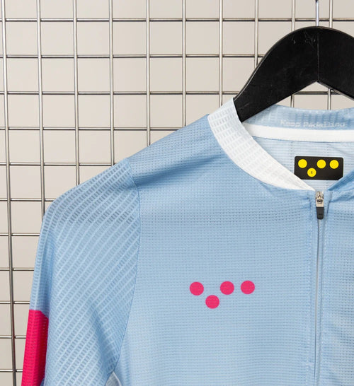 Pedla 薄長袖車衣 Dots Air LS Jersey Blue Gradient 男款 漸層藍