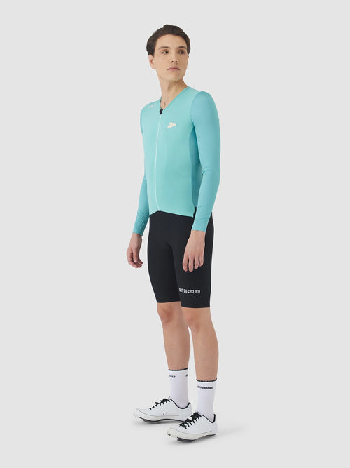Café du Cycliste 車衣 Roxane LS Jersey Riviera Blue 長袖 男款 蔚藍