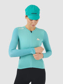 Café du Cycliste 車衣 Roxane LS Jersey Riviera Blue 長袖 女款 蔚藍