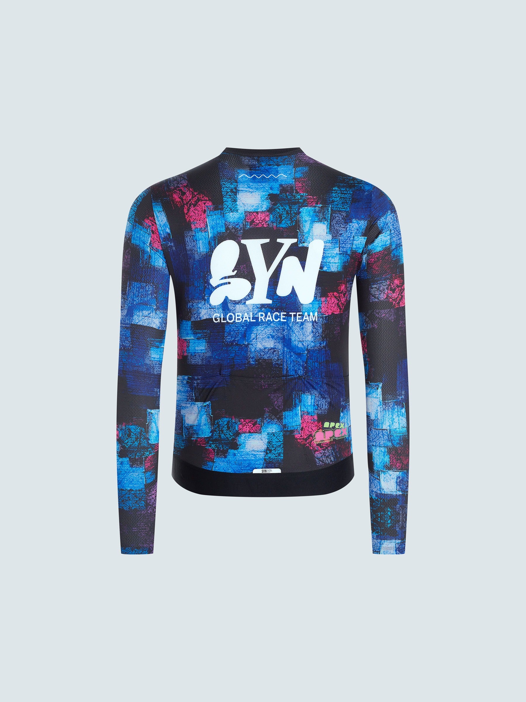 SYN 薄長袖車衣 Pro Team Apex LS Jersey Arcade 男款 電競藍
