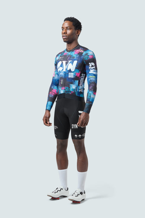 SYN 薄長袖車衣 Pro Team Apex LS Jersey Arcade 男款 電競藍