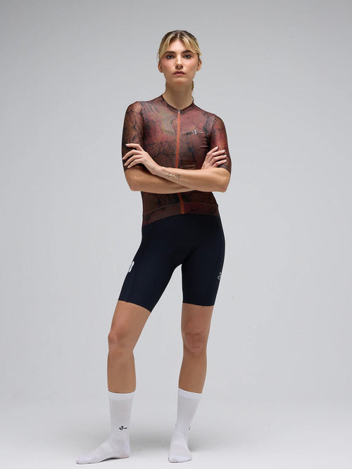 Givelo 車衣 G90 Light SS Unisex Jersey Rust 男女共版 蟒紅