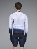 Q36.5 薄長袖車衣Gregarius Hybrid Light Collar Fade Long Sleeve Jersey White 男款 白