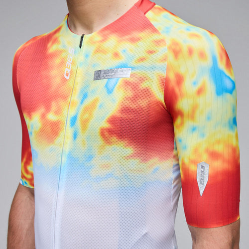 Q36.5 車衣 Gregarius Clima Weathermap Jersey White 男款 白