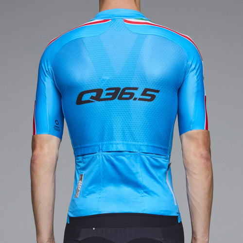 Q36.5 車衣Gregarius Pro Nibali Racing Nazionale Jersey Light Blue 男款 藍