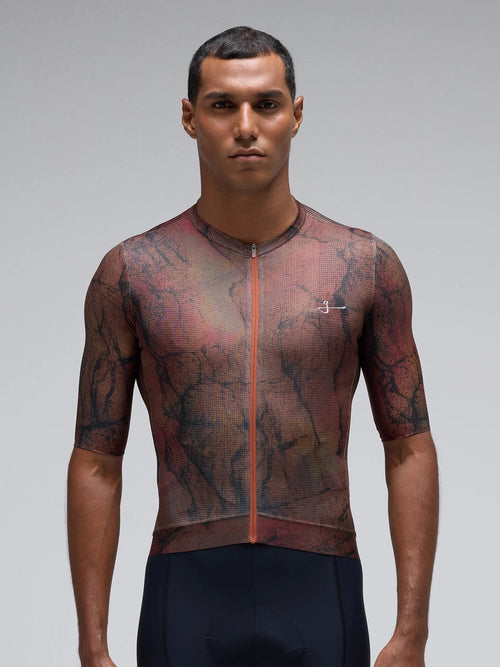Givelo 車衣 G90 Light SS Unisex Jersey Rust 男女共版 蟒紅