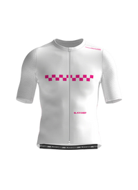 Black Sheep 黑羊 車衣 AeroWeave SS Jersey Classics Pink 男款 粉字白底