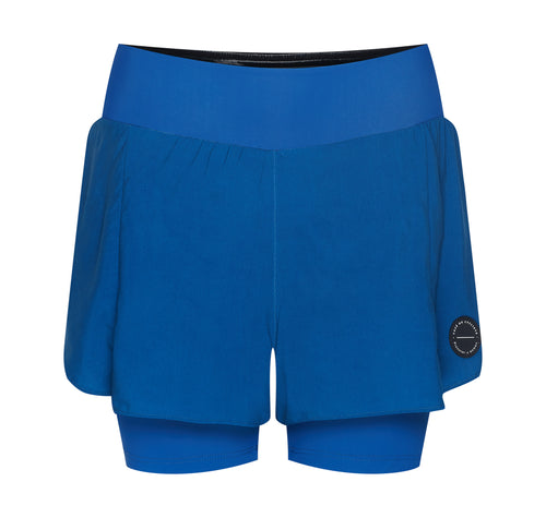 Café du Cycliste 休閒車褲 Mickaela Storm Blue機能褲 女-藍