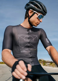 Q36.5 車衣Vitruvian Short Sleeve Jersey Anthracite 男款 鐵灰