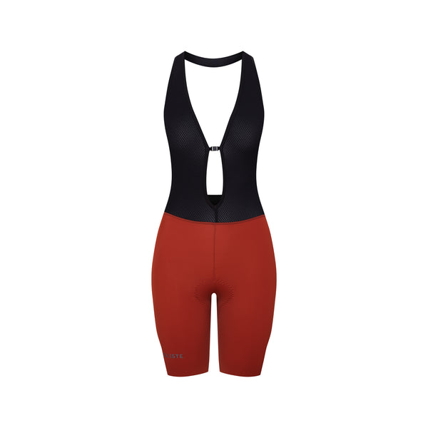 Café du Cycliste 繞頸車褲 Sophie Release Bib Shorts Sequoia 女款 磚紅