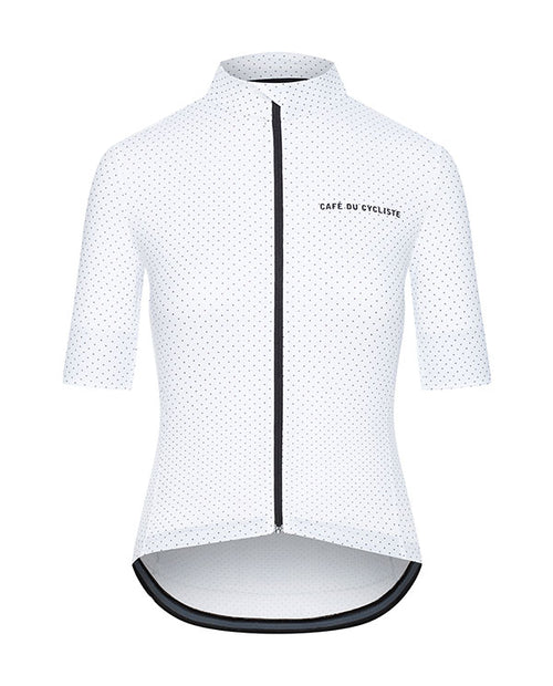 Café du Cycliste 車衣 Fleurette Lightweight Jersey White 短袖 女 白底黑點