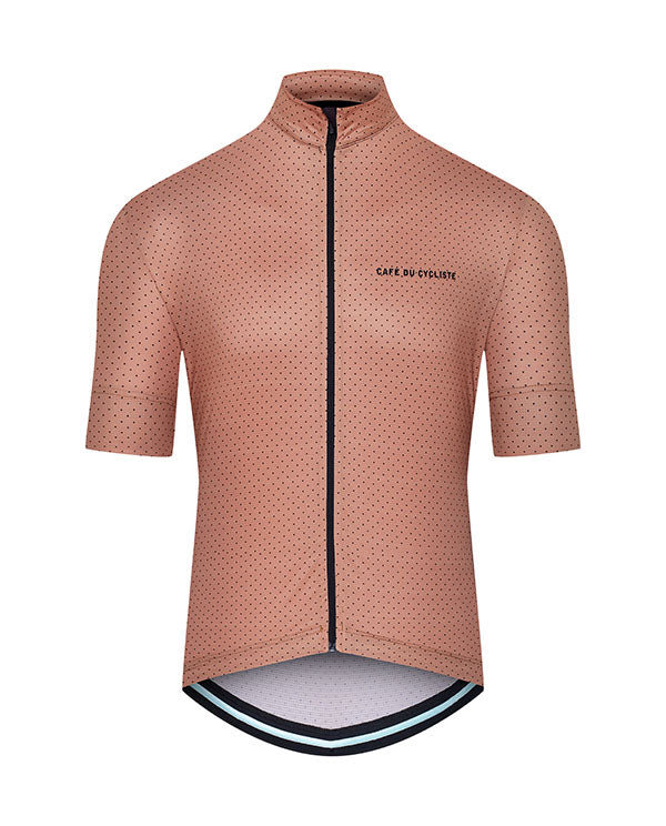 Café du Cycliste 車衣 Fleurette Lightweight Jersey Mocha 短袖 男 摩卡