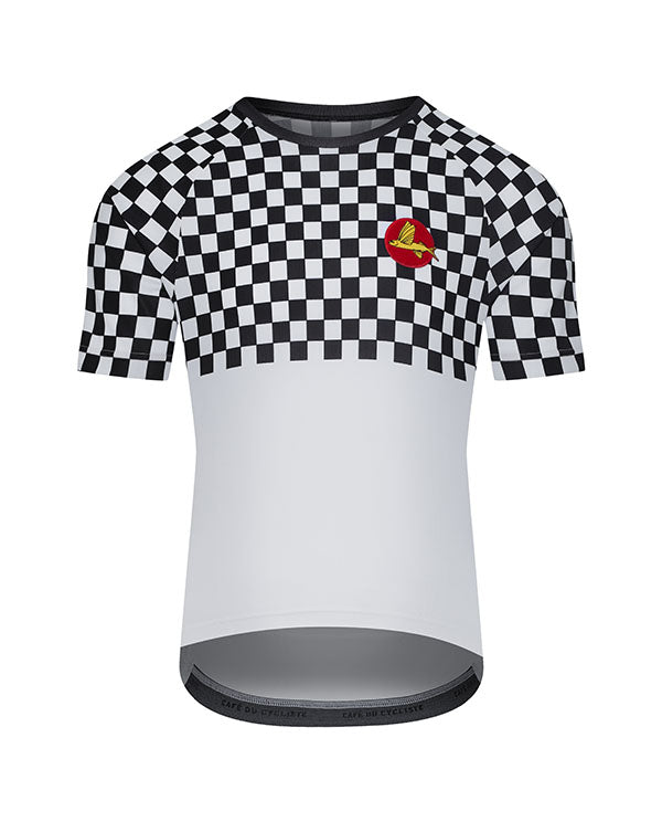 Café du Cycliste 車衣 T-shirt Atelier Gravel Jersey Check 短 男-棋盤格