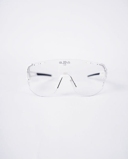 BLOOVS 風鏡-透明白框變色片 Iten Matte-White Photochromatic