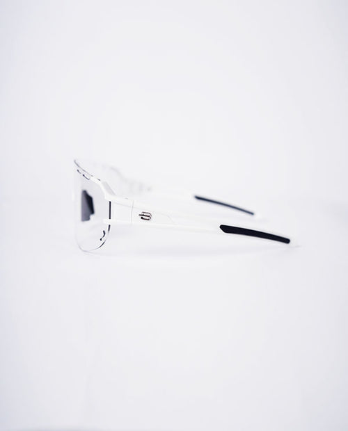 BLOOVS 風鏡-透明白框變色片 Iten Matte-White Photochromatic