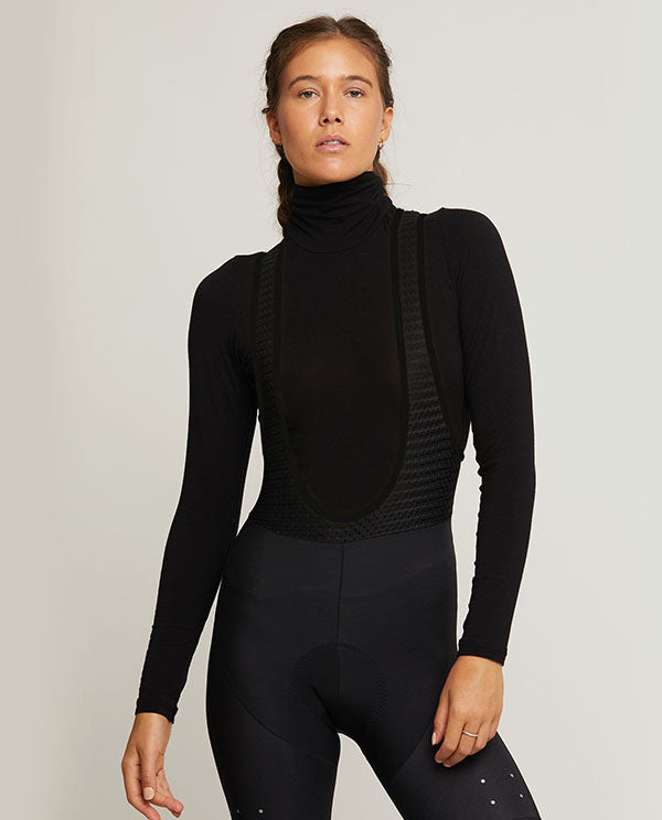 Pedla Core / Women's SuperFLEECE Bib Tights - Black