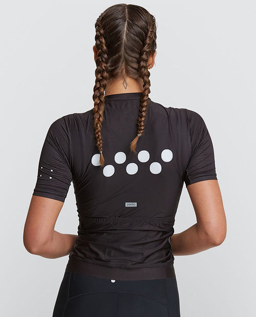 Pedla 車衣Essential Classic Jersey-Black短袖 女-黑