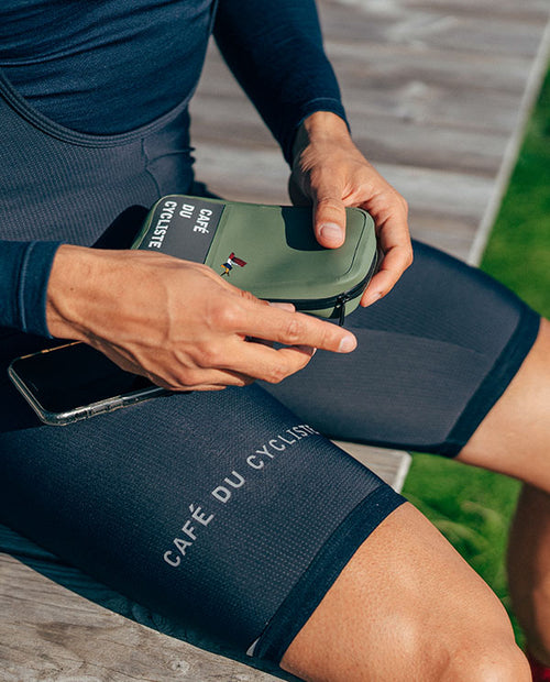 Café du Cycliste 包包-防水口袋包Waterproof Pouch 綠色