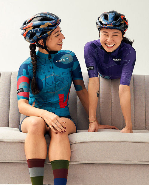 EdWonder 車衣Wonderfool Infinite Teal Green短 女-湖水綠