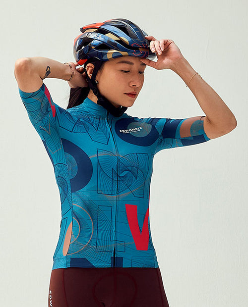 EdWonder 車衣Wonderfool Infinite Teal Green短 女-湖水綠