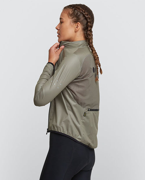 Pedla 防風外套 Ess-Classic Jacket Khaki 女-卡其綠