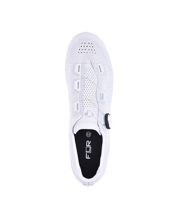 FLR 單旋鈕卡鞋 F-11 Knit White 白