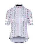 Café du Cycliste 車衣 Floriane Lightweight Jersey Sakura 短袖 女 白底櫻花