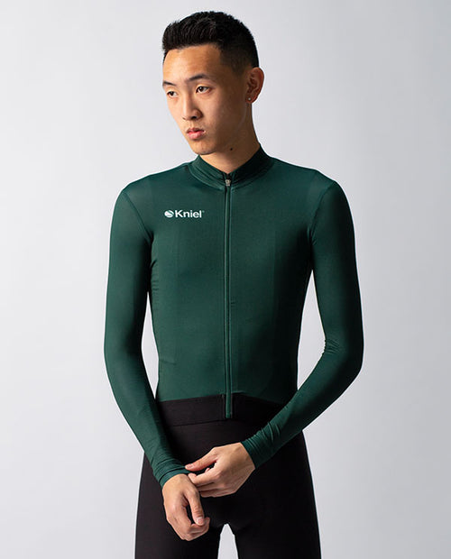 Kniel 薄長袖車衣Performance Forest Green - 森綠(男女共版)