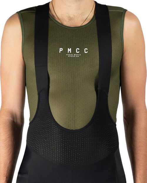 Pedal Mafia 底衫PMCC Olive無袖 男-橄欖綠