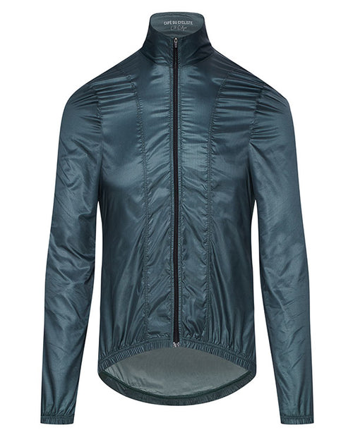 Café du Cycliste 外套Petra Jacket Mountain Green極輕防風 男-青山綠