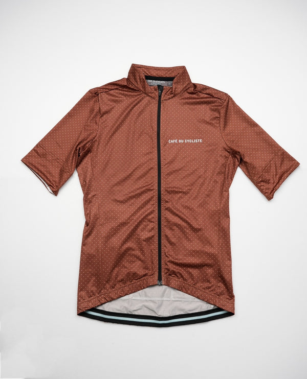 Café du Cycliste 車衣 Fleurette Lightweight Jersey Sequoia 短袖 女 紅棕