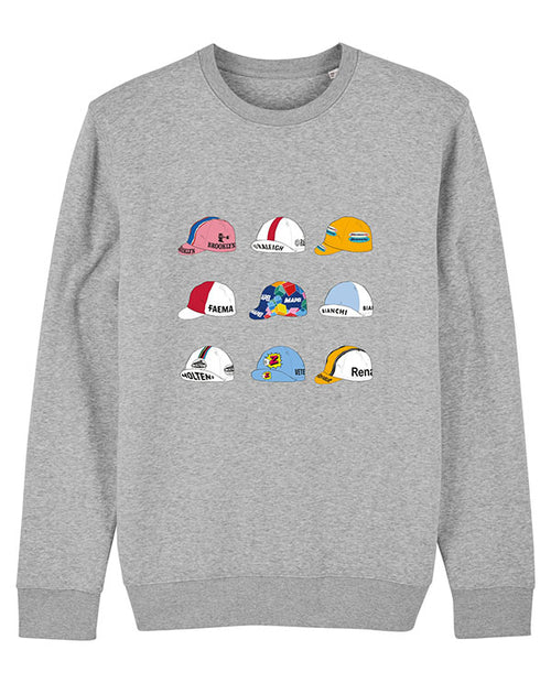 COIS 衛T VINTAGE CYCLING CAPS SWEATER-灰